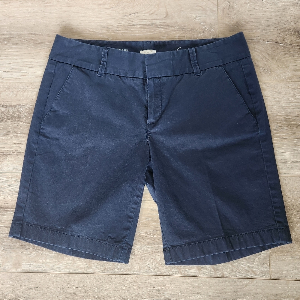 J. Crew Frankie shorts, size 6, Navy Blue